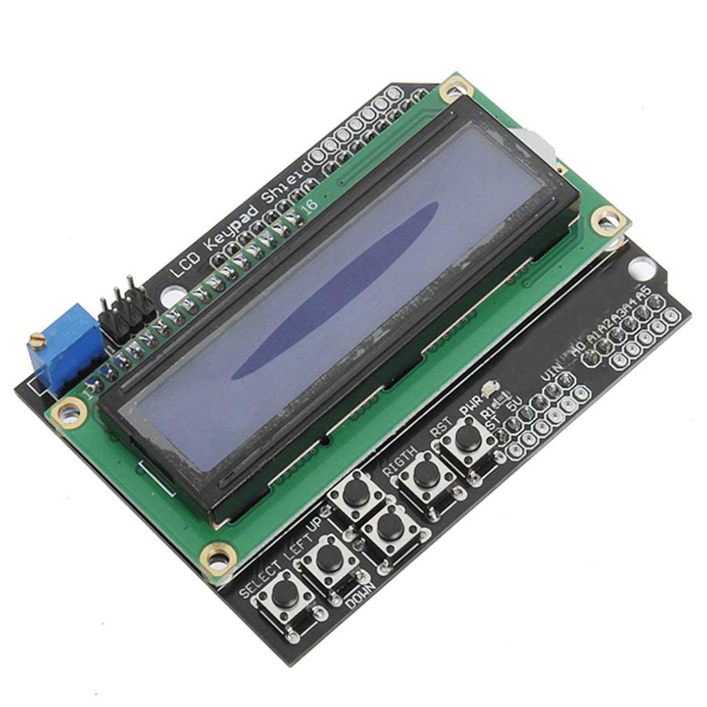 HiLetgo 1602 LCD Keypad SSF20 Shield 1602 LCD Expansion Shield Board ...
