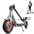 thumbnail image 1 of HiQiS 350W Electric Scooter, 19 MPH & 15Mile Range, Foldable Commuting E-Scooter with Dual Braking and APP Control for Adults and Teens Red, 1 of 8