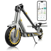 HiQiS Electric Scooter for Adults, Up to 19 MPH, 21 Miles Ranges, 350W Motor E-Scooter with 8.5 Tires, Foldable Escooter with Dual Braking and APP Control, UL Certified