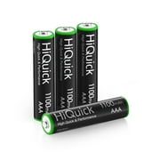 HiQuick 4Packs AAA Ni-MH Rechargeable Battery 1100mAh Batteries + Case Box US