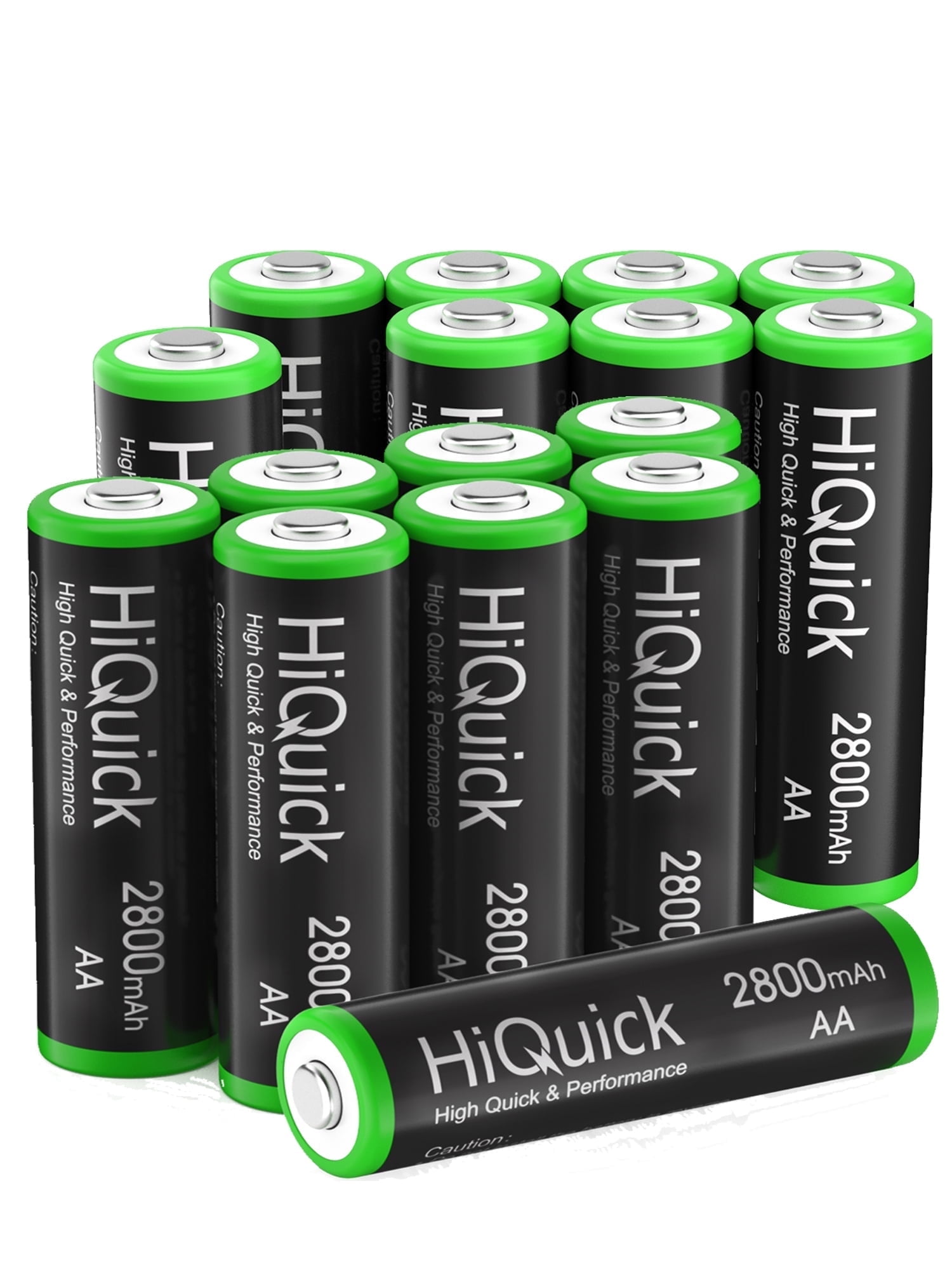 HiQuick AA Rechargeable Batteries, 2800mAh General Purpose Double a Battery, 16 Pack