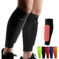thumbnail image 1 of HiRui Soccer Shin Guards Shin Pads for Kids Youth Adult, Calf Compression Sleeve with Honeycomb Pads, Support for Shin Splint Baseball Boxing Kickboxing MTB, Lightweight(1PAIR), 1 of 6