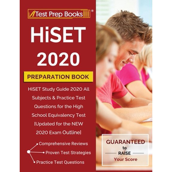 Pre-Owned HiSET 2020 Preparation Book: HiSET Study Guide 2020 All Subjects & Practice Test Questions for the High School Equivalency Test [Updated for the NE (Paperback) 1628457694 9781628457698