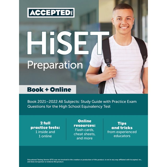 HiSET Preparation Book 20212022 All Subjects Study Guide with