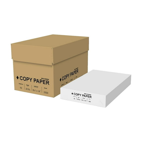 HiTouch Business Services 8.5" x 14" Legal Size Copy Paper 20 lbs 92 Brightness 500 Sheets/Ream 5
