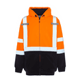 thumbnail image 1 of UHV425 HiVis Soft Shell Full Zip Hoodie, 1 of 11