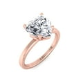 thumbnail image 1 of Hialeah - Moissanite Heart Shape Lab Diamond Solitaire Engagement Ring, 1 of 3