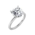 thumbnail image 1 of Hialeah - Moissanite Heart Shape Lab Diamond Solitaire Engagement Ring, 1 of 3