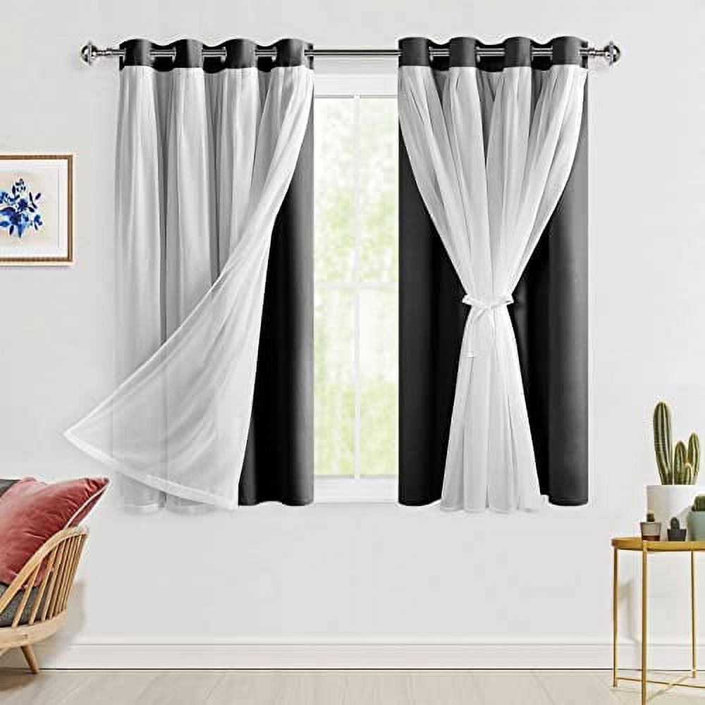 Punch Free Velcro Curtains Blackout Window Bedroom Living Room Star  Decoration Two Layers Shading Blind Drape Home Decor - AliExpress