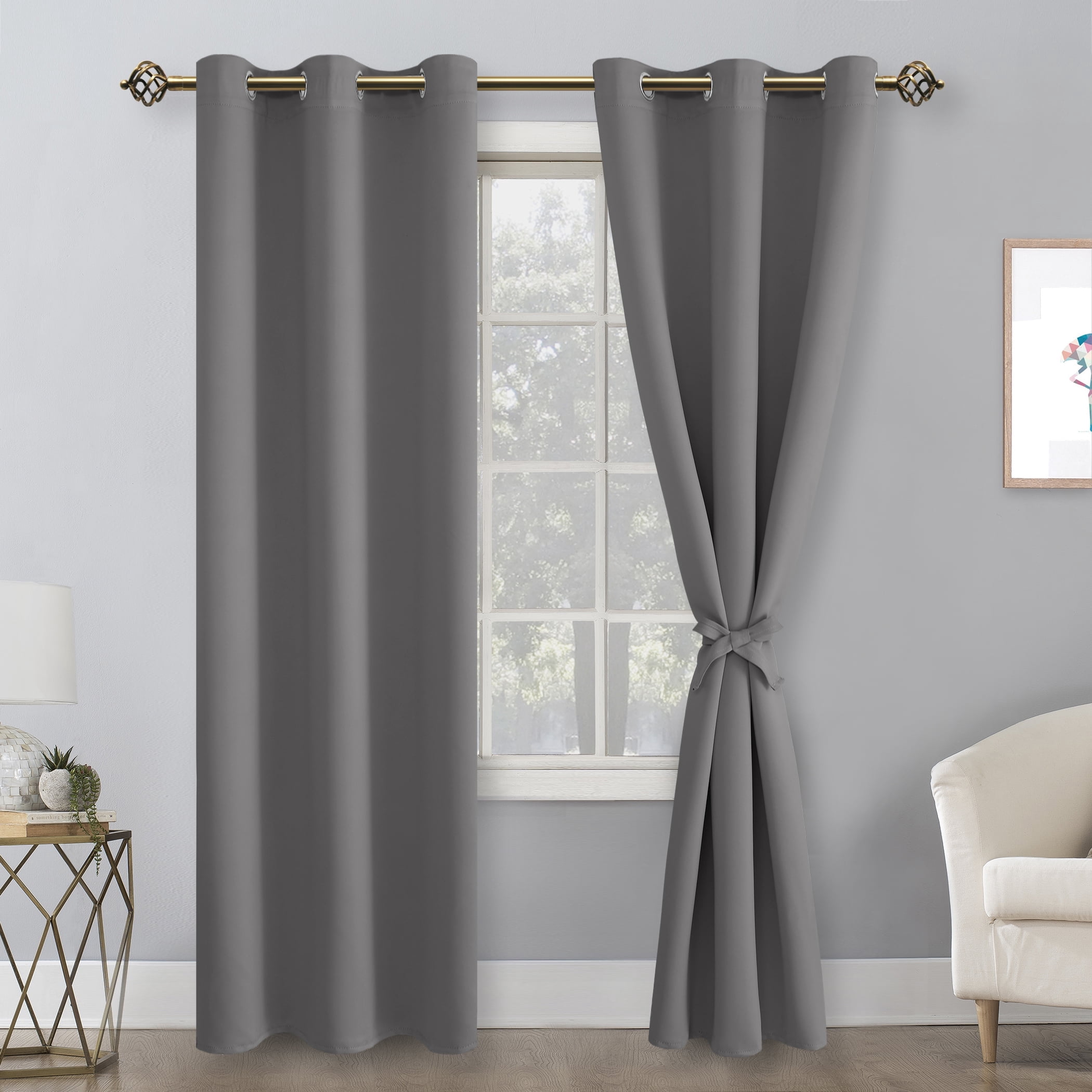 Light Gray Blackout Curtainsnull
