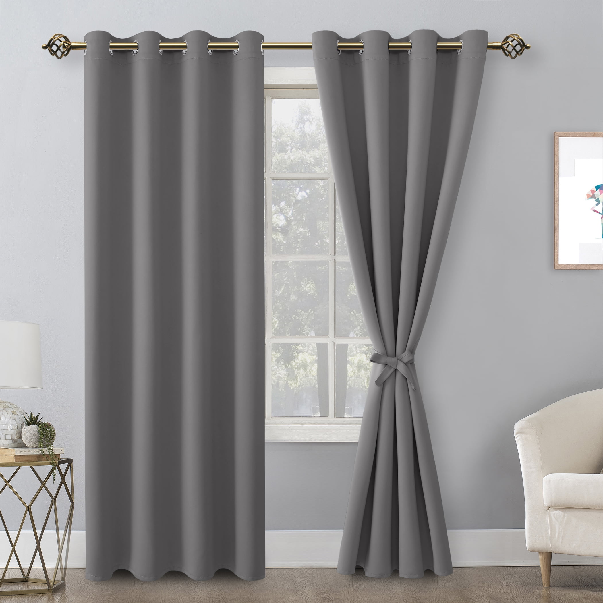 Light Grey Blackout Curtains