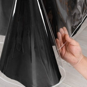 Hiasan Clear Plastic Tablecloth Square - 100% Waterproof Oilproof Stain Resistant Wipeable Transparant Vinyl Table Cloth Protector, 54 x 54 Inch