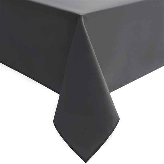 Hiasan Grey Tablecloth for Rectangle Tables - Waterproof and Spillproof Washable Fabric Table Cloth for Dining Room Kitchen Party, 60 x 102 Inch
