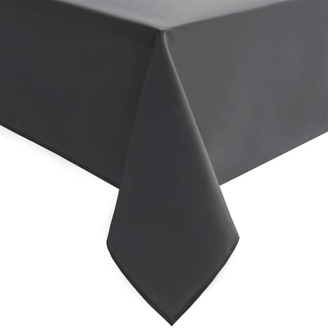 Hiasan Grey Tablecloth for Rectangle Tables - Waterproof and Spillproof Washable Fabric Table Cloth for Dining Room Kitchen Party, 60 x 102 Inch