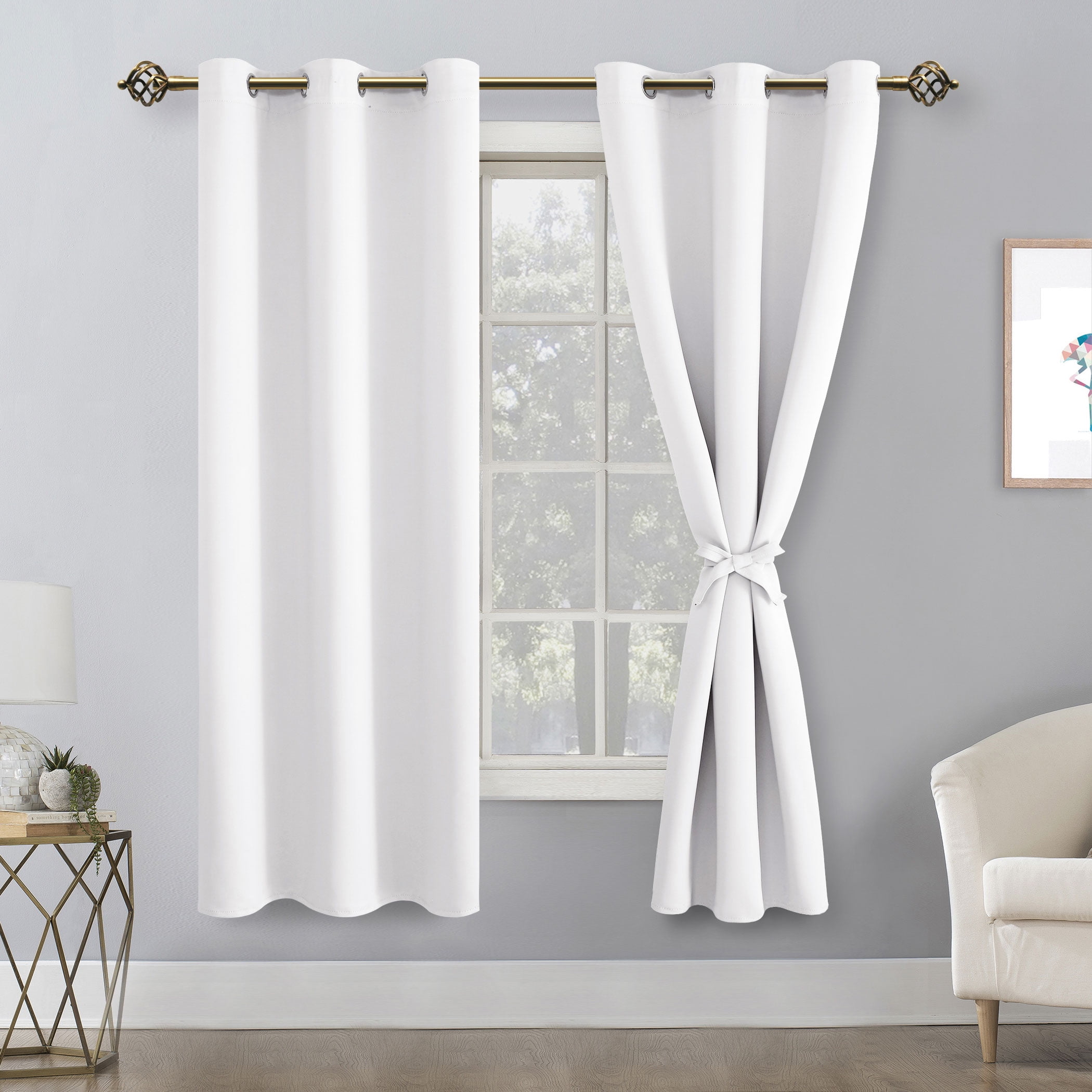 Hiasan Room Darkening Window Curtains for Bedroom, Thermal Insulated
