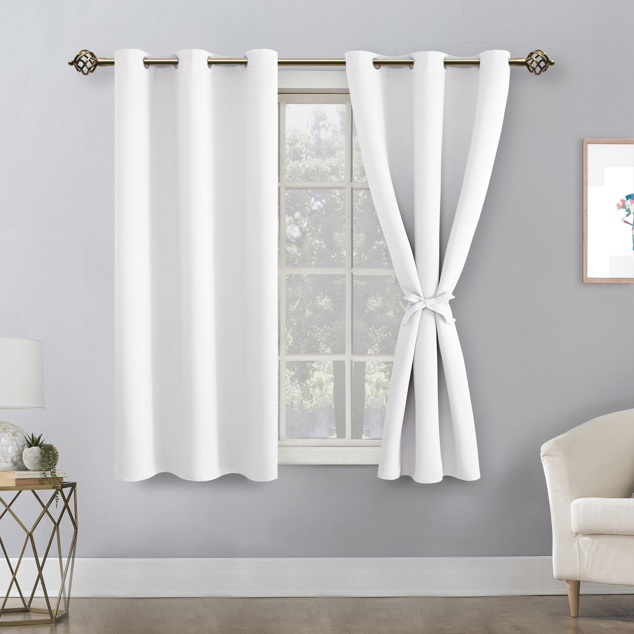Hiasan Short Blackout Curtains for Bedroom Thermal Insulated & Energy