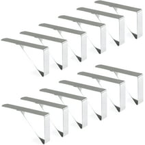 Hiasan Tablecloth Clips, 12 Pack Picnic Table Clips, Stainless Steel Tablecloth Holders, Table Cover Clamps for Outdoor Patio