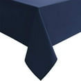 thumbnail image 1 of Hiasan Waterproof Tablecloth Rectangle - Washable Fabric Table Cloth for Dining Room Kitchen Birthday Party and Outdoor Use, Navy Blue, 54 x 80 Inch, 1 of 7