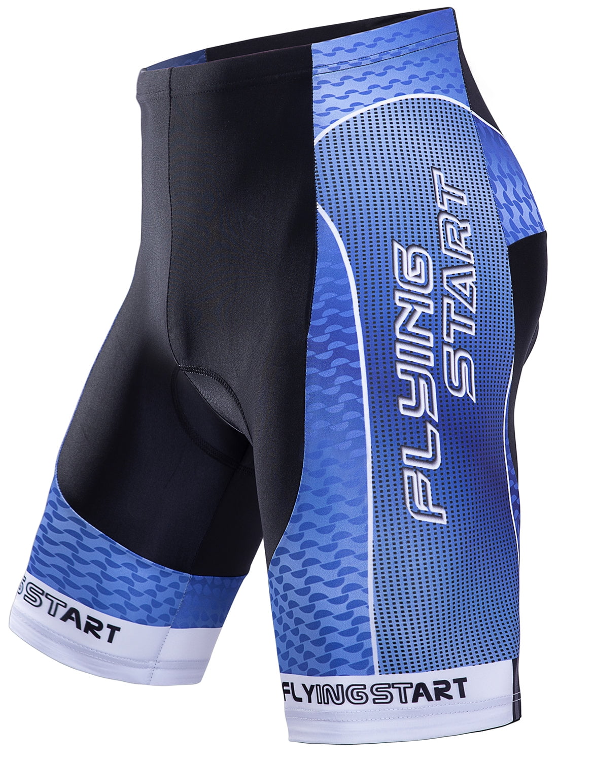 Hiauspor Men Padded Cycling Shorts Bike Riding Biking Bicycle Shorts