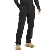 Hiauspor Men's Cargo Pants Waterproof Quick Dry Lightweight Hiking Pants with 7 Pockets