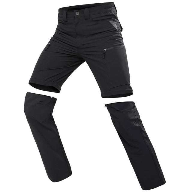 Hiauspor Men's Convertible Pants Quick Dry Zip Off Lightweight for