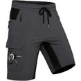 thumbnail image 1 of Hiauspor Men's Loose Quick Dry Shorts with 5 Pockets for Cycling Hiking Fishing Outdoors Grey XXXL, 1 of 7