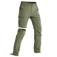thumbnail image 1 of Hiauspor Men's Hiking Pants Convertible Water-Resistant Quick Dry Lightweight Outdoor Sage Green 2XL, 1 of 10