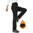 thumbnail image 1 of Hiauspor Women's Snow Pants Waterproof Fleece Lined Insulated for Ski Winter Hiking Black XL, 1 of 10