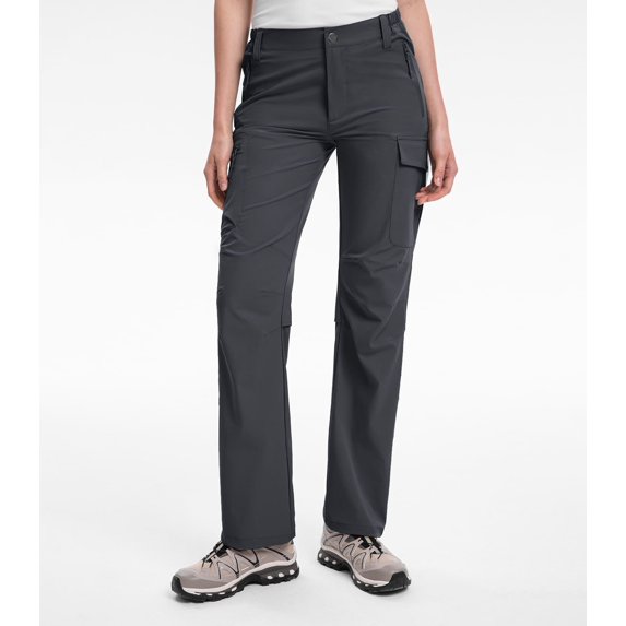 Hiauspor Women's Cargo Hiking Deep Pocket Water Resistant Quick Dry Pant (Women's 8)