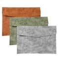 thumbnail image 1 of Hibalala PU leather A4 folder folder envelope folder box, used for receiving contract documents, etc., snap fit, 1 of 5