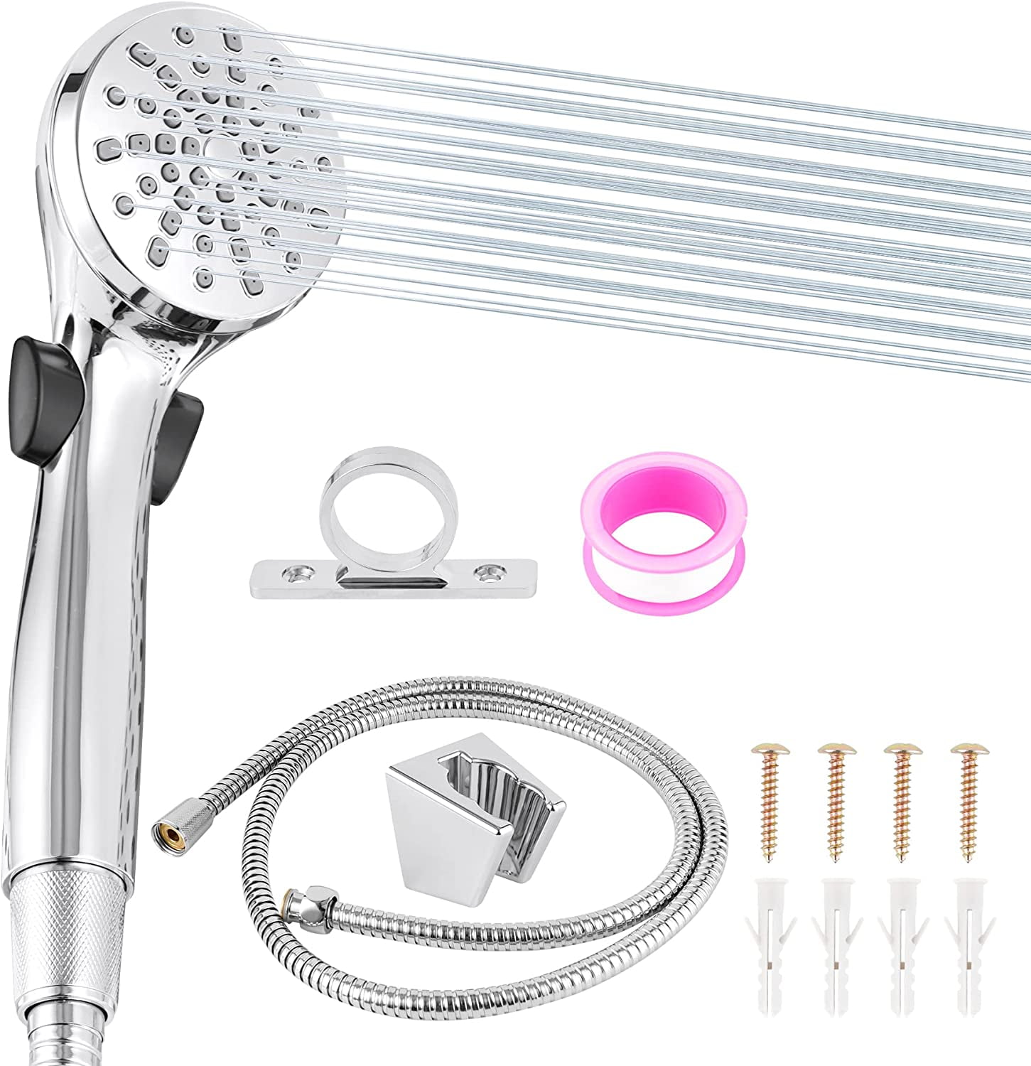 Hibbent RV Shower Head Handheld Shower Head Water Saving, RV Shower