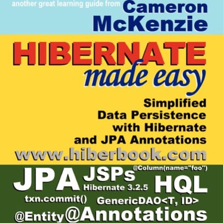 Pre-Owned Hibernate Made Easy: Simplified Data Persistence with Hibernate and JPA (Java Persistence API) Annotations Paperback
