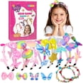 thumbnail image 1 of HiberyHom DIY Headband Making Kit, 10 DIY Headbands with 73 Accessories, Girls Toys ages 8-11, Kids Hair Accessories Set, Arts and Crafts for Girls 9-12, 1 of 6