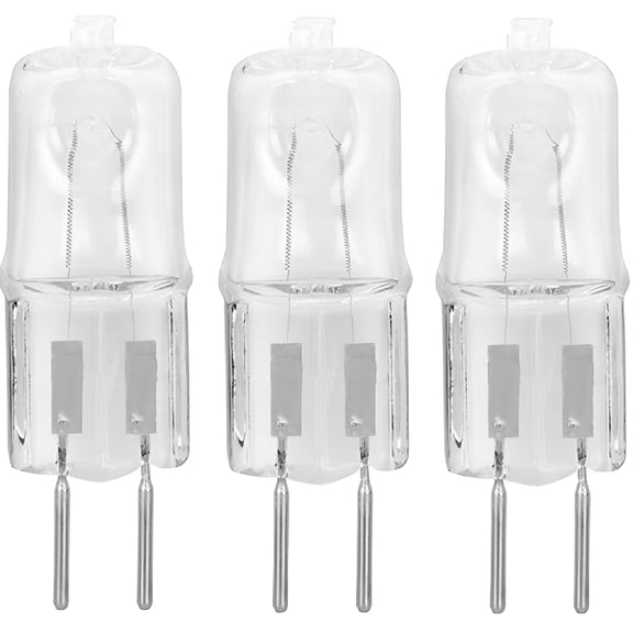 Hibibud 3 Pack G5.3 Halogen Bulbs 35 Watt, 2 Pin 110-120v Replacement
