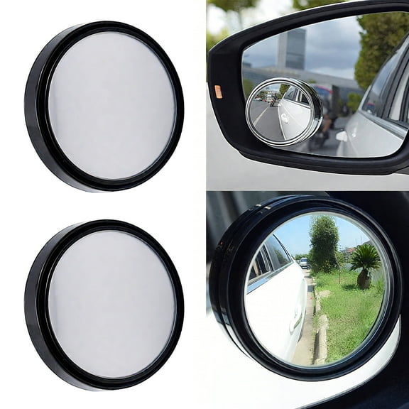 Hibibud Blind Spot Mirrors, Adjustable Car Mirror for Enhanced Side View, 360 Blind Spot Mirror, 2 Pack