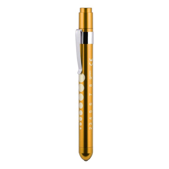 Hibibud Pen Light High-Quality Build Penlight Professional Grade Pen Light Flashlight Gold