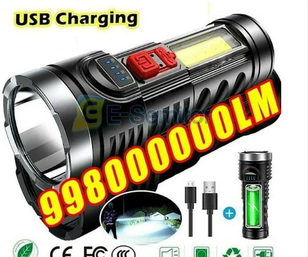 Nyidpsz Handheld Rechargeable Xhp70 LED Flashlight, 1000000