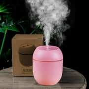 Hibibud   Ultrasonic Warm and Cool Mist Humidifier with Colors Night Light, Small Personal Humidifier for Bedroom Home Desk Office Car Travel, Auto Shut-Off, Super Quiet