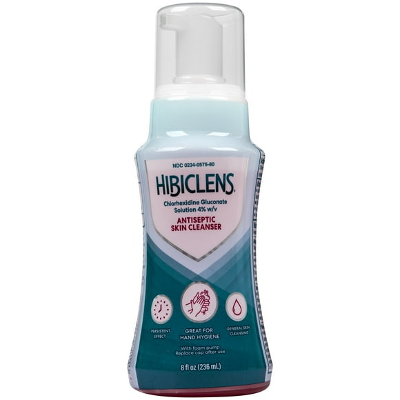 Hibiclens Antimicrobial & Antiseptic Soap and Skin Cleanser Foaming Pump, 8OZ