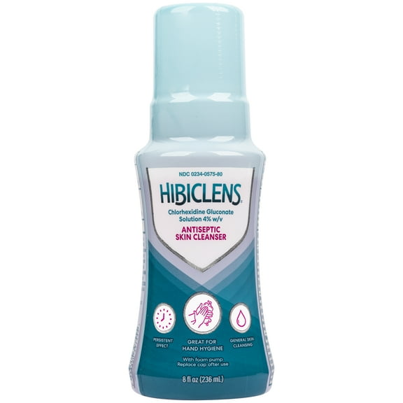 Hibiclens Antimicrobial & Antiseptic Soap and Skin Cleanser Foaming Pump, 8OZ
