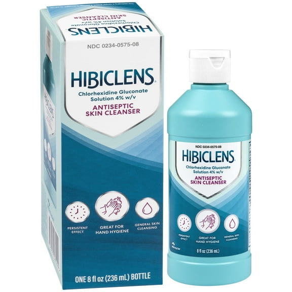 Hibiclens Antimicrobial Liquid Antiseptic Soap and Skin Cleanser, 8oz - Pack of 3