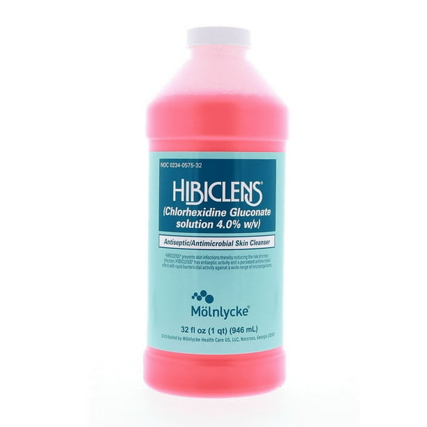 Hibiclens Antiseptic/Antimicrobial Skin Cleanser 32 oz 2 Pack