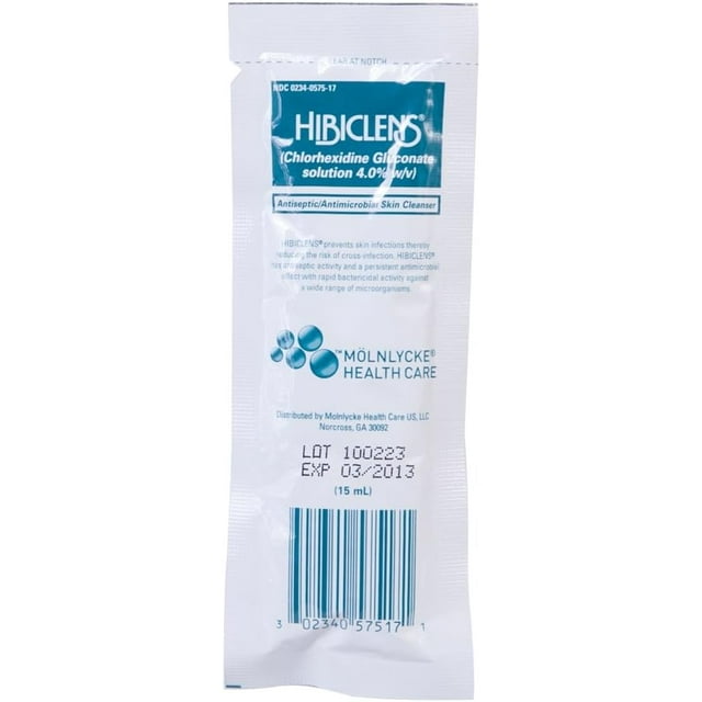 Hibiclens Antiseptic/Antimicrobial Skin Cleanser Packet Use in Home