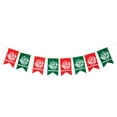 thumbnail image 1 of Hibiscsu Christmas Banners Flags Hanging Bunting with Xmas Tree Christmas Gift Box Paper Hanging Banner Christmas Decorations Indoor Party Supplies, 1 of 3