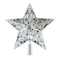 thumbnail image 1 of Hibiscsu Small Star Tree Topper, 8.3" 11 LED Lighted Christmas Tree Topper, Solid/Flash Treetop , Battery Powered Xmas Tree Topper, RGB Tree Top for Christmas Tree, 1 of 5