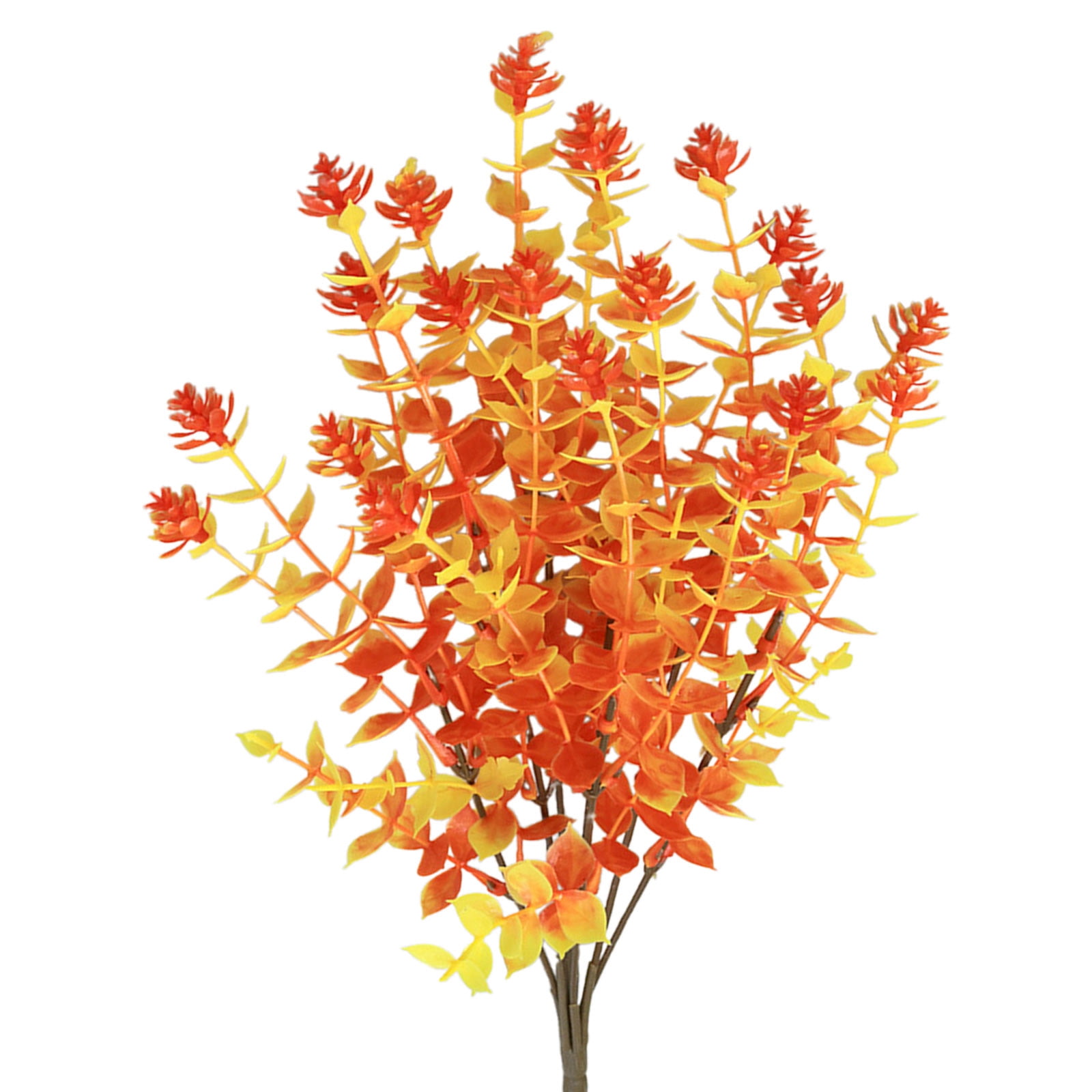 Hibiscsu Thanksgiving Artificial Fall Flowers Floral Picks Stem Faux