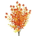 Hibiscsu Thanksgiving Artificial Fall Flowers Floral Picks Stem Faux