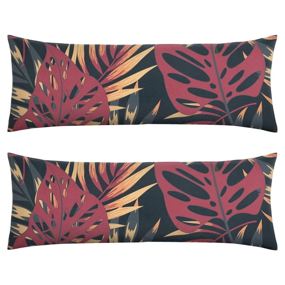 Hibiscus Dream Lumbar Pillow Cover Oversized Pink Flower Bloom, Watercolor Petal Details, Soft Velvet for Feminine, Romantic Bedroom Decor