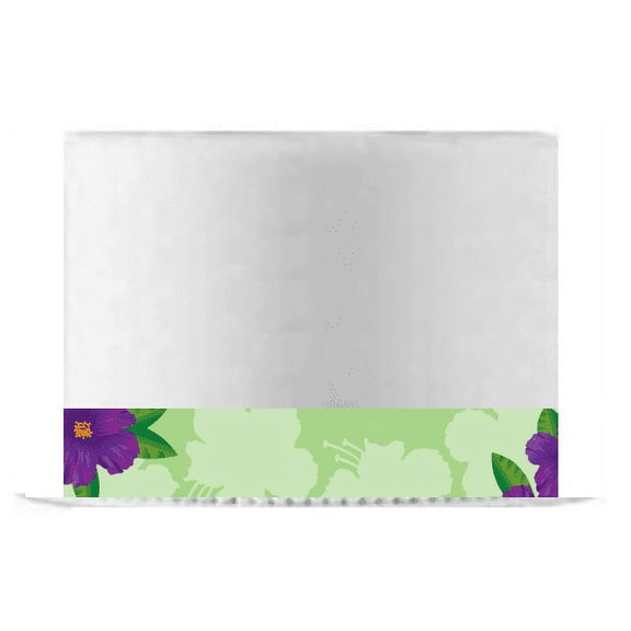 Hibiscus Edible Cake Decoration Ribbon -6 Slim Strips