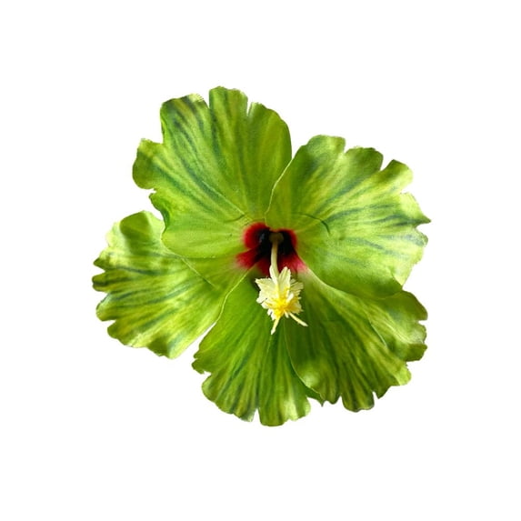 Hibiscus Flower Hair Clip 4.92in Hawaiian Beach Hair Accessories for Women Girls, Duckbill Clip Non Slip, Tropical Island Party Costume Hair Claw